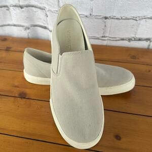 Preowned Vionic Groove Slip On Light Gray Casual Sneaker Size 10 Comfortable